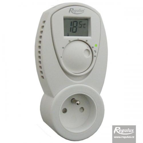 Zásuvkový termostat TZ 33 manuální s displejem