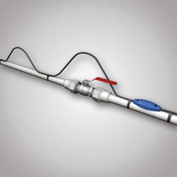 Topný kabel na potrubí PFP 1m/12 W obr.3