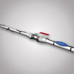 Topný kabel na potrubí PFP 1m/12 W obr.4